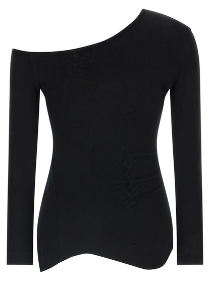 Vivienne Westwood Black Viscose Long Sleeve T-Shirt