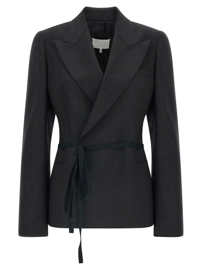 Maison Margiela Gray Wool Blazer