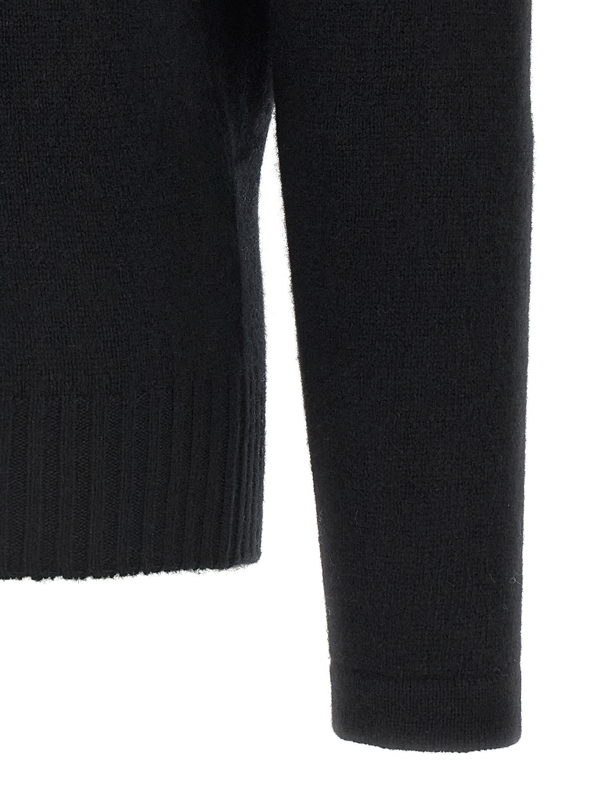 Alberta Ferretti Black Cashmere Cardigan