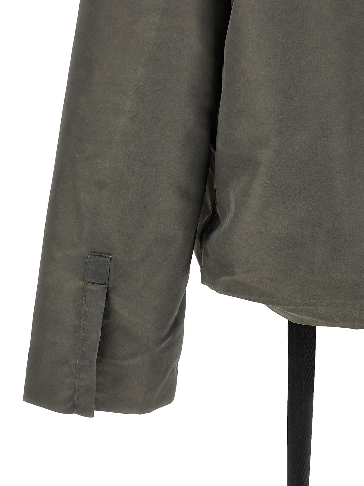 DRKSHDW Gray Nylon Full-Length Jacket