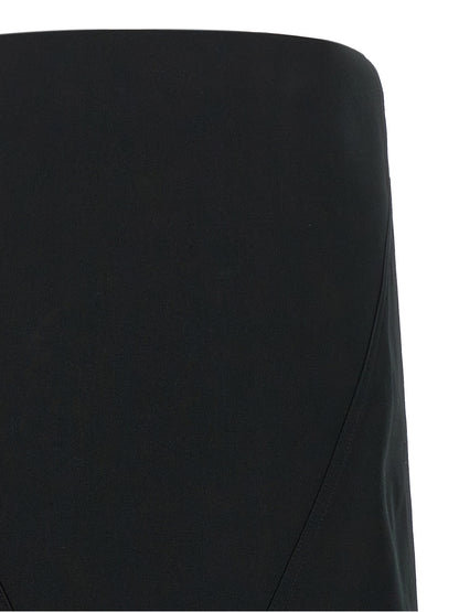 Rick Owens Black Polyester Short Dress