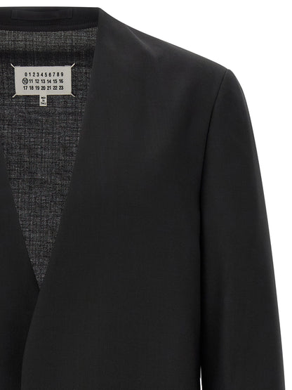 Maison Margiela Black Virgin Wool Blazer