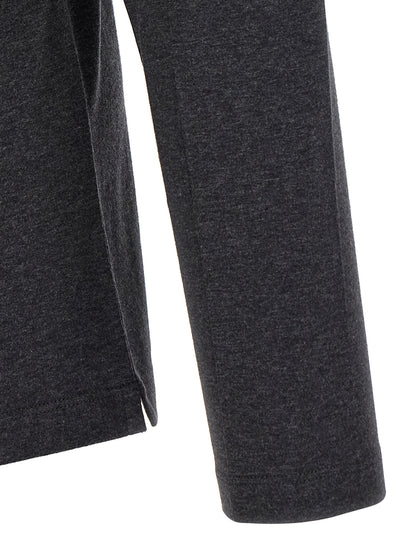 Brunello Cucinelli Gray Cotton T-Shirt