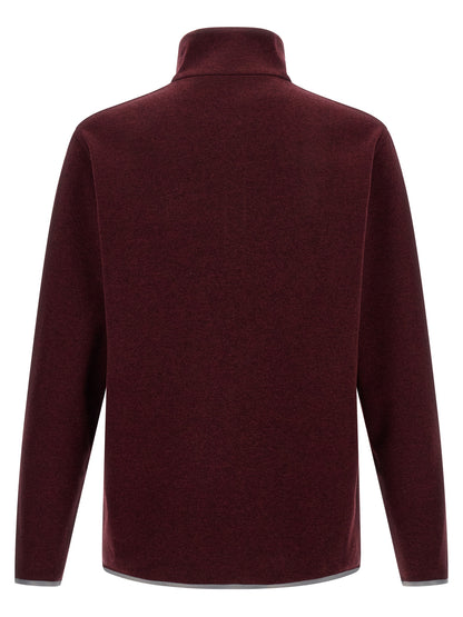 Brunello Cucinelli Bordeaux Cashmere Sweatshirt