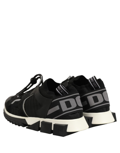 Dolce & Gabbana Black Sorrento Trekking Sneakers Men Shoes