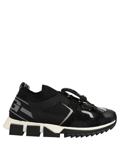 Dolce & Gabbana Black Sorrento Trekking Sneakers Men Shoes