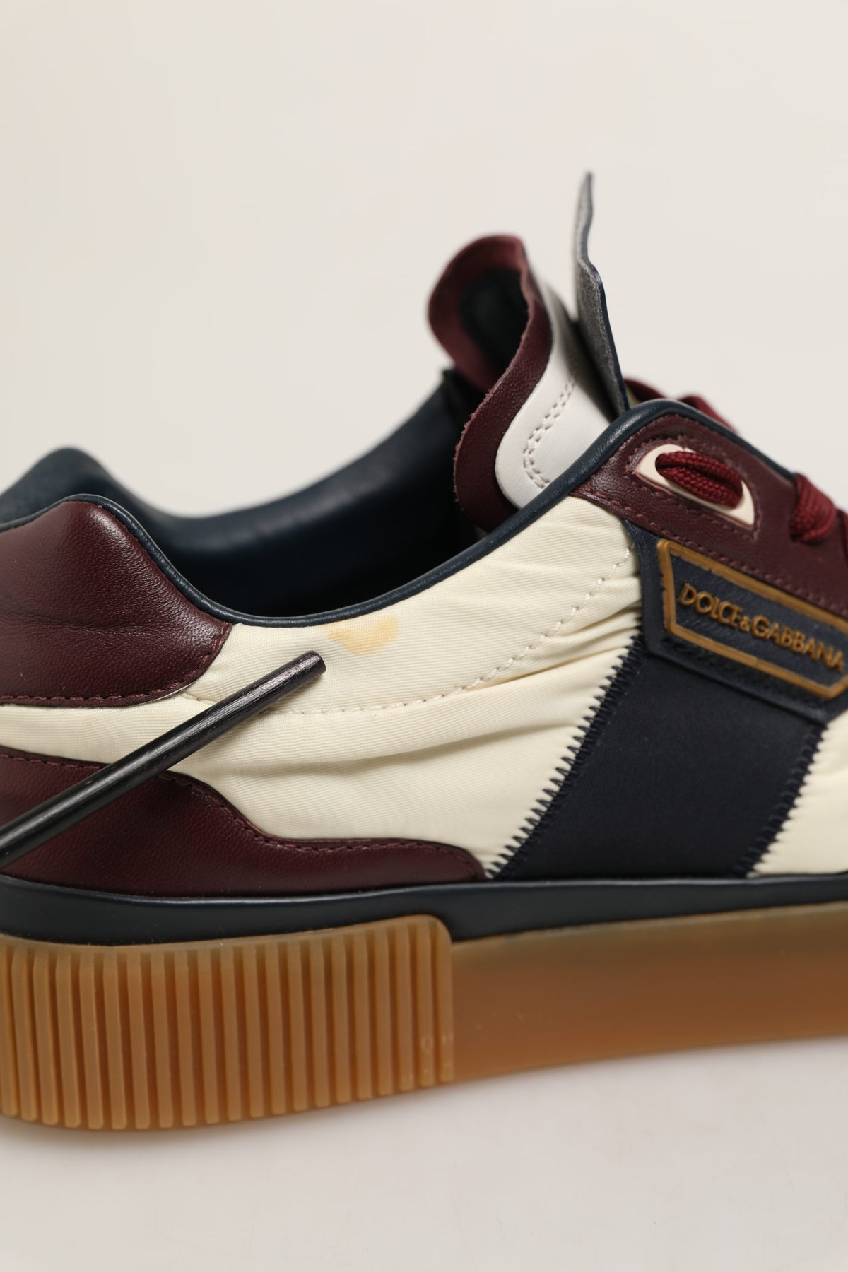 Dolce & Gabbana Multicolor Leather MIAMI Sneakers Shoes