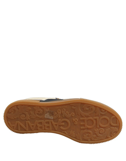 Dolce & Gabbana Multicolor Leather MIAMI Sneakers Shoes