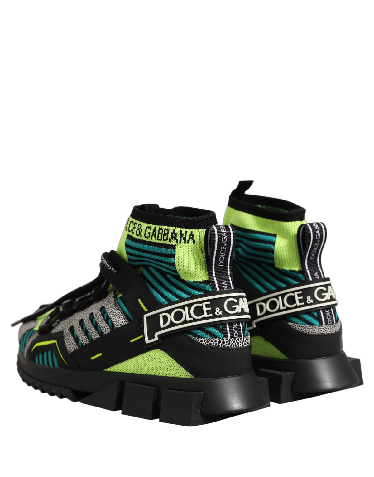Dolce & Gabbana Multicolor Sorrento Socks Men Sneakers Shoes