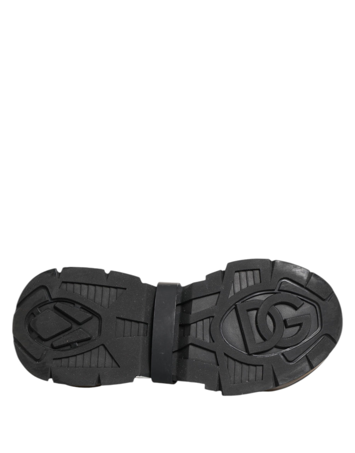 Dolce & Gabbana White Black Logo Airmaster Men Sneakers Shoes