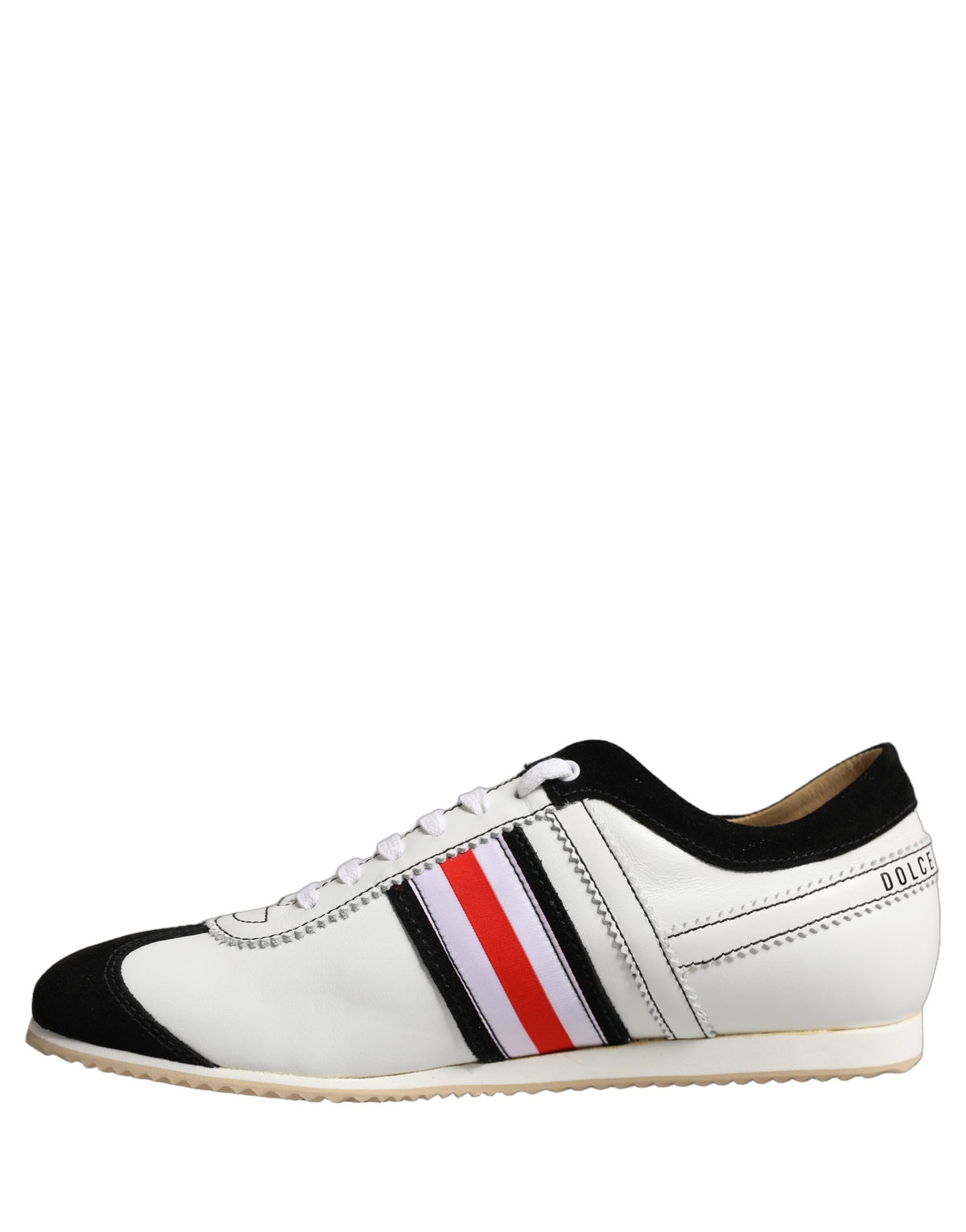 Dolce & Gabbana White Leather Japan Low Top Sneakers Shoes