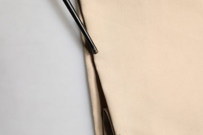 Dolce & Gabbana Beige Cotton Straight Men Formal Dress Pants