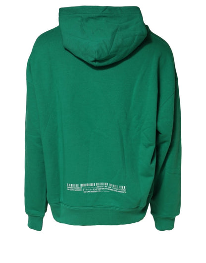 Dolce & Gabbana Green DGVIB3 Cotton Hoodie Sweatshirt Sweater