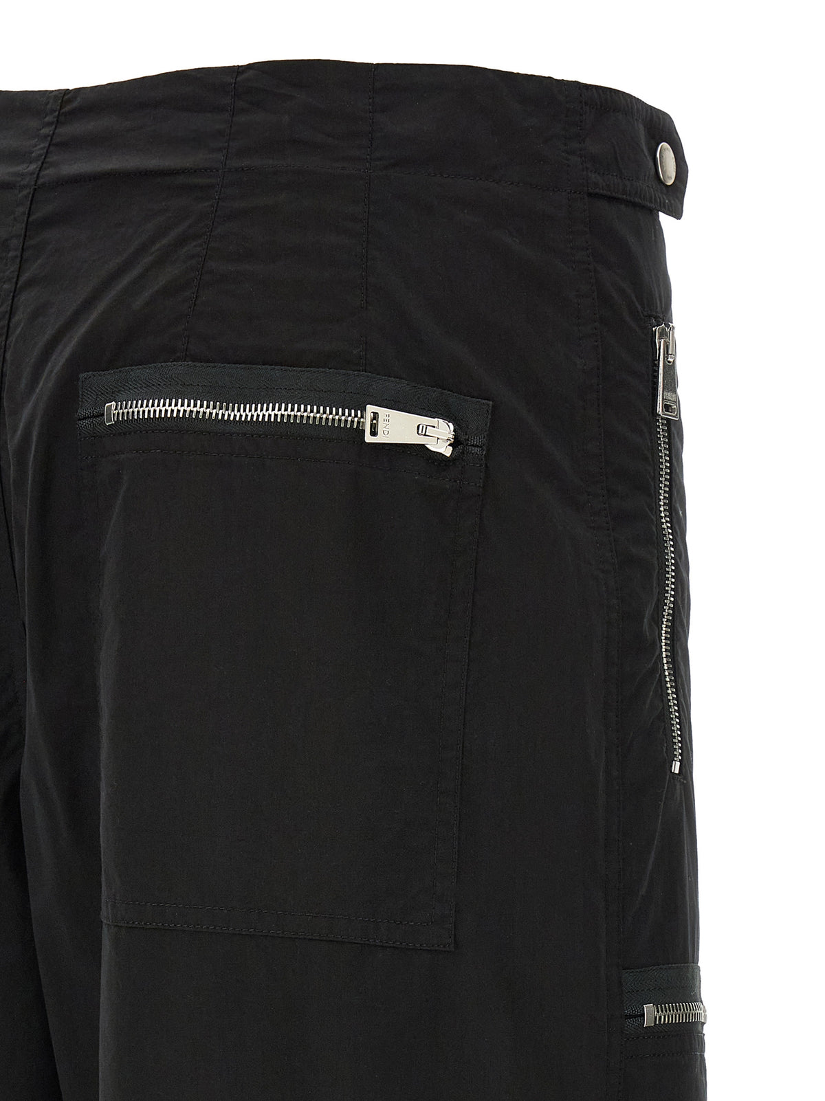Fendi Black Cotton Cargo Pants