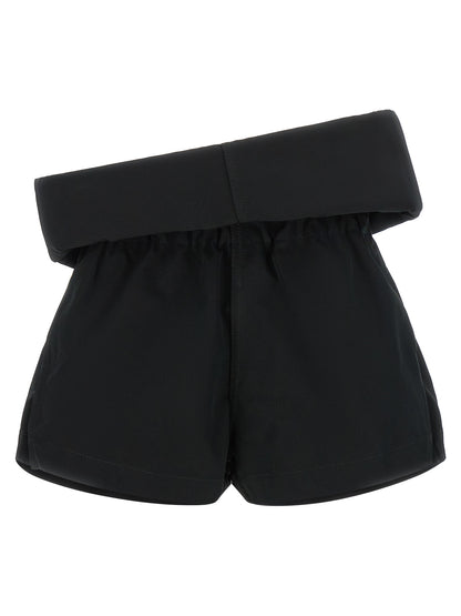 Rick Owens Black Polyester Bermuda Shorts