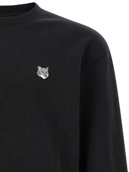 Maison Kitsuné Black Cotton Sweatshirt