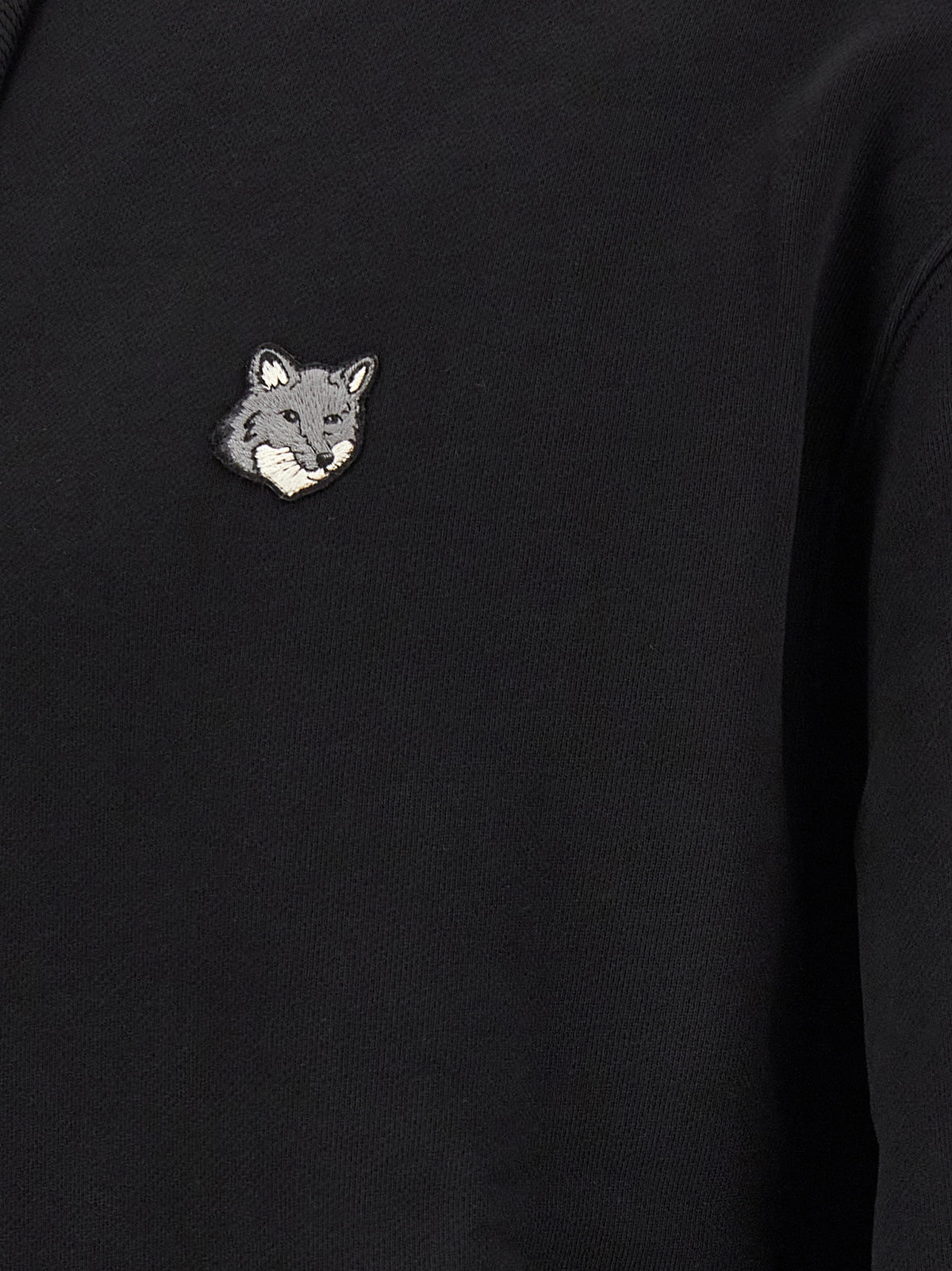 Maison Kitsuné Black Cotton Sweatshirt