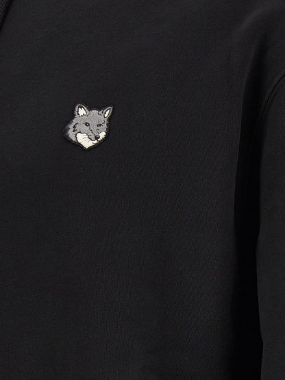 Maison Kitsuné Black Cotton Sweatshirt