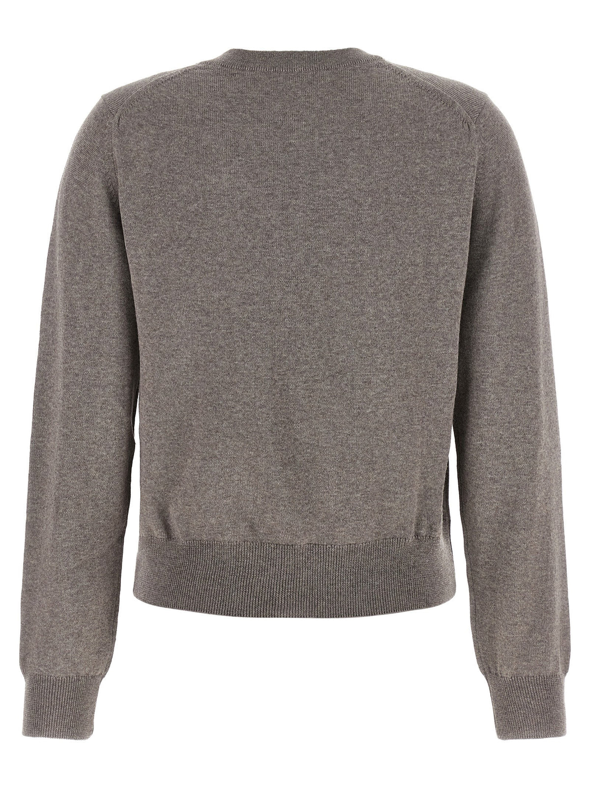 Maison Kitsuné Gray Wool Cardigan