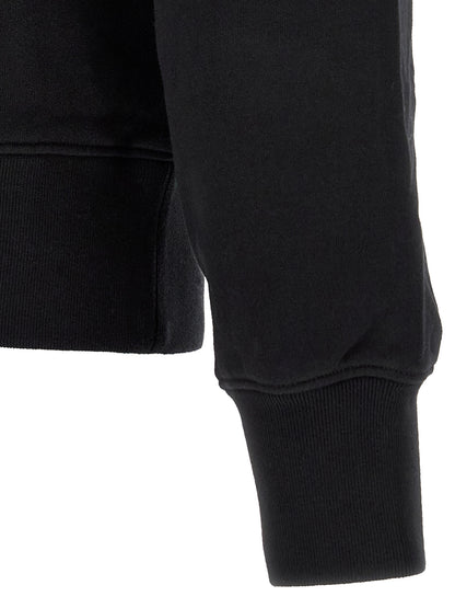 Maison Kitsuné Black Organic Cotton Sweatshirt
