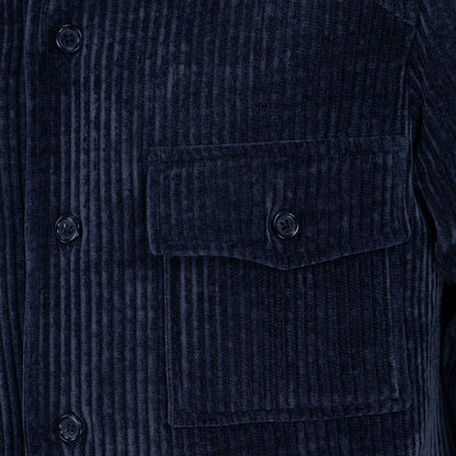 Autore Blue Polyester Full-Length Jacket