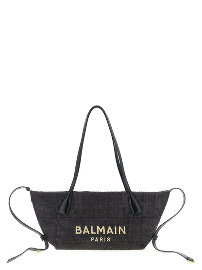 Balmain Black Polyamide Tote Bag