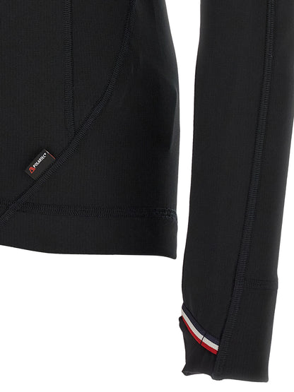 Moncler Grenoble Black Polyamide Sweatshirt