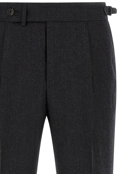 Pal Zileri Gray Wool Dress Pants