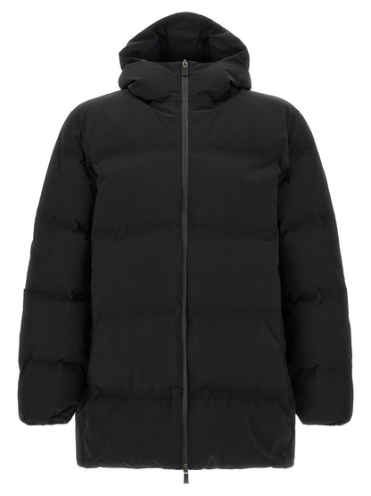Herno Black Polyamide Full-Length Jacket