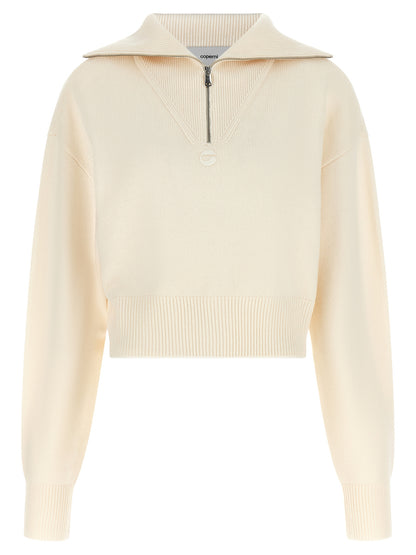 Coperni White Cashmere Cardigan