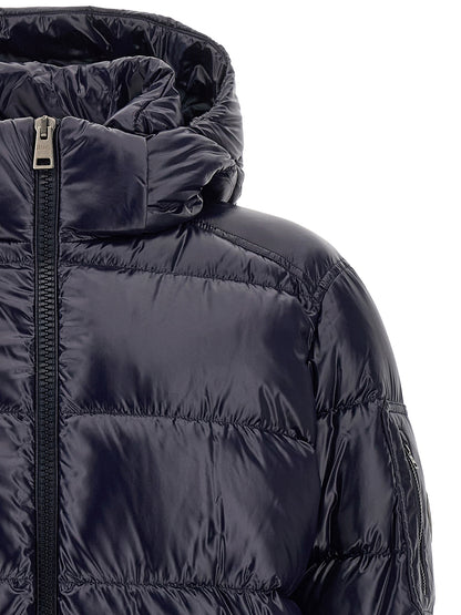 Herno Blue Polyamide Full-Length Jacket