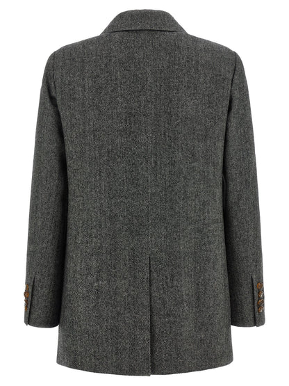 Blazé Milano Gray Virgin Wool Blazer