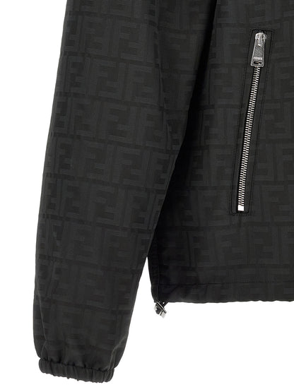 Fendi Black Polyester Shell Jacket