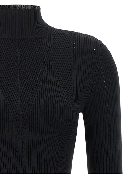 Twinset Black Viscose Cardigan