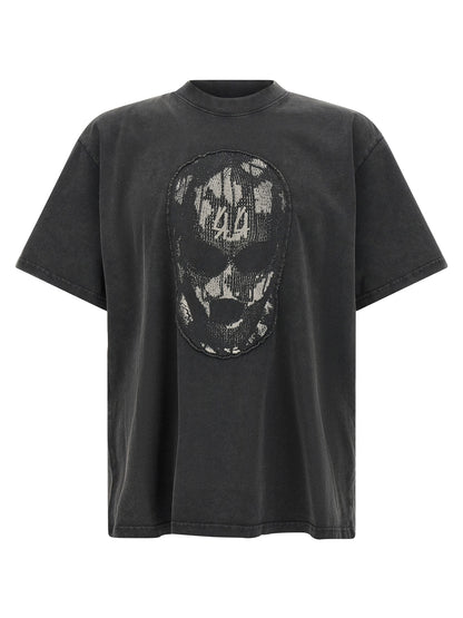44 Label Group Black Cotton T-Shirt
