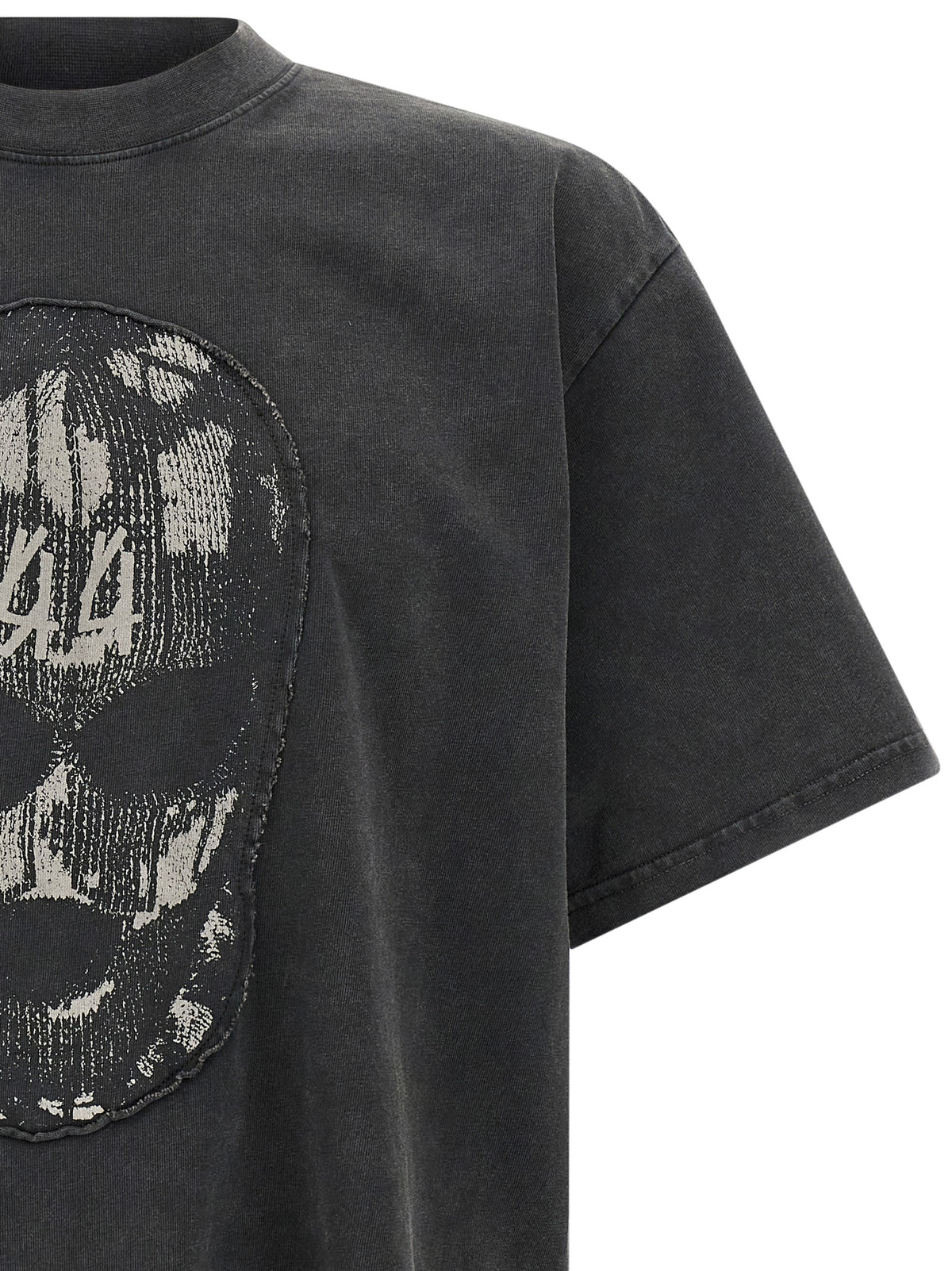 44 Label Group Black Cotton T-Shirt