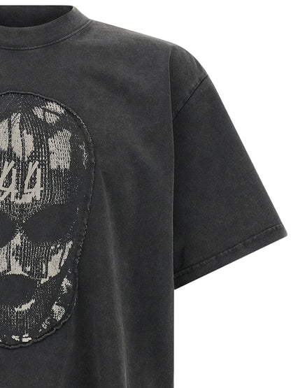 44 Label Group Black Cotton T-Shirt
