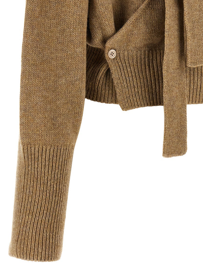 Ermanno Scervino Beige Cashmere Cardigan