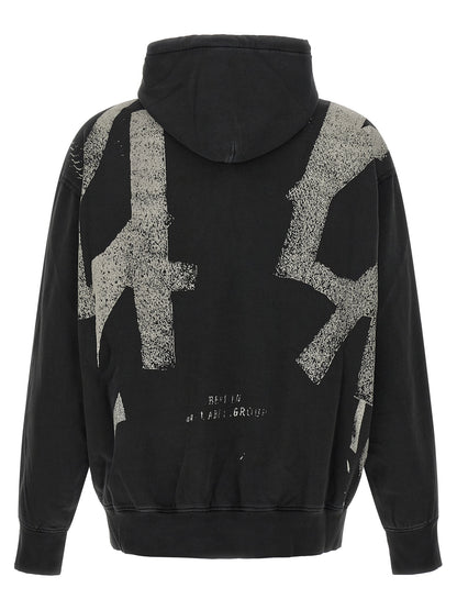 44 Label Group Black Cotton Sweatshirt