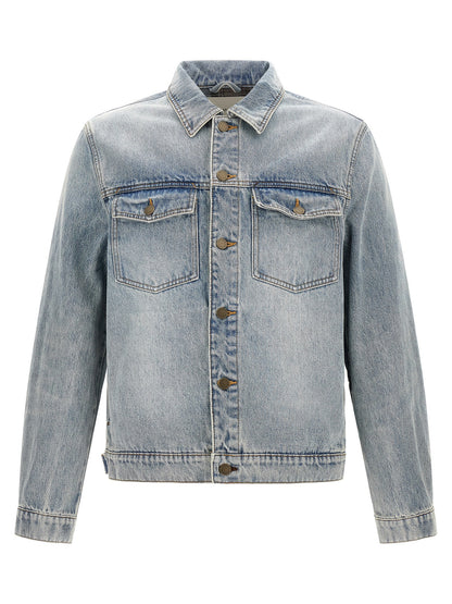 Entire Studios Blue Cotton Denim Jacket