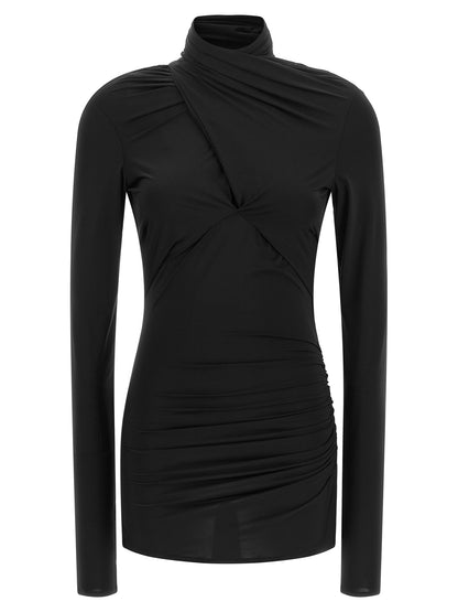 Entire Studios Black Nylon Tank Tops