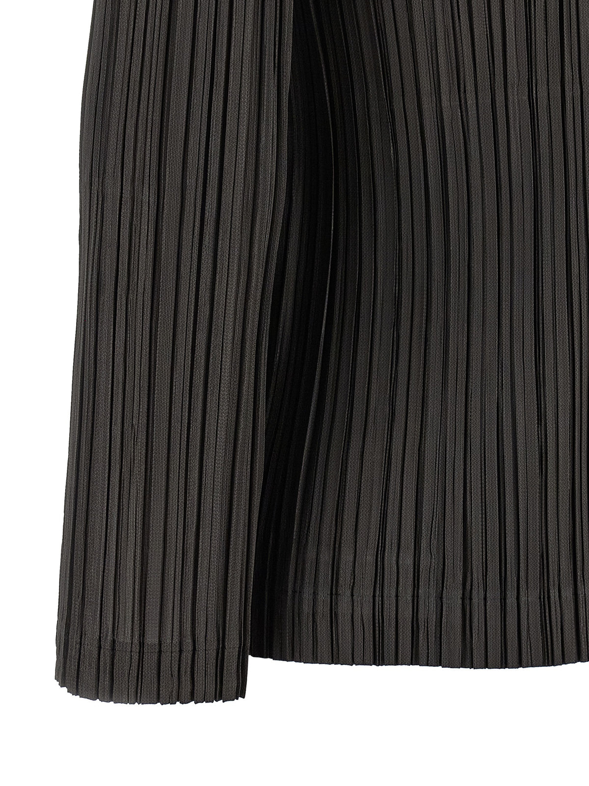 PLEATS PLEASE ISSEY MIYAKE Gray Polyester Blazer