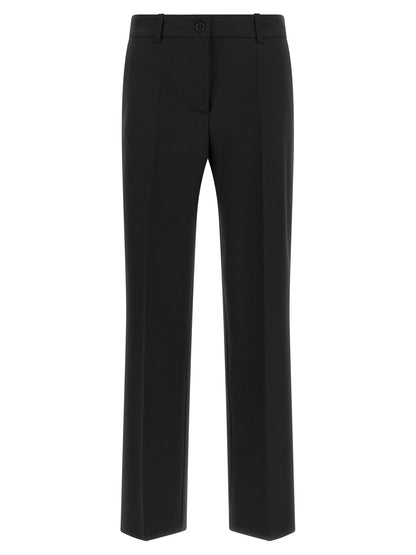 P.A.R.O.S.H. Black Virgin Wool Dress Pants