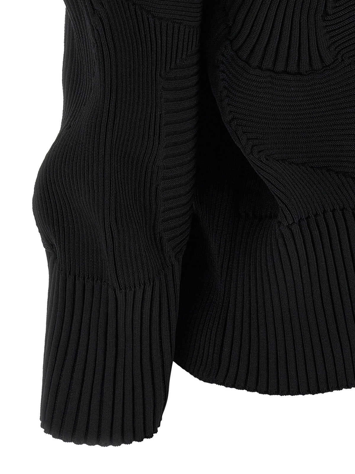 Issey Miyake Black Polyester Full-Length Jacket