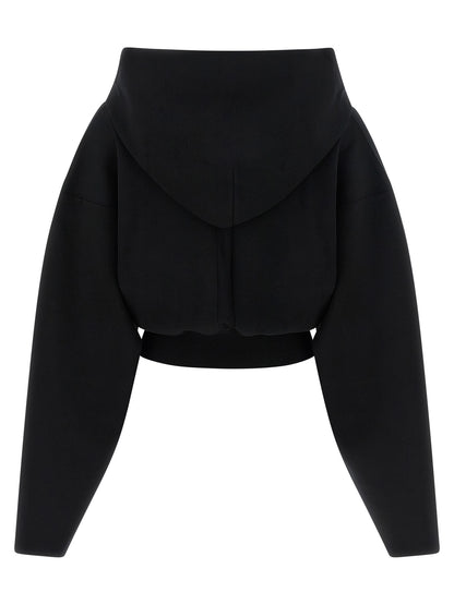 Rick Owens Black Viscose Sweatshirt