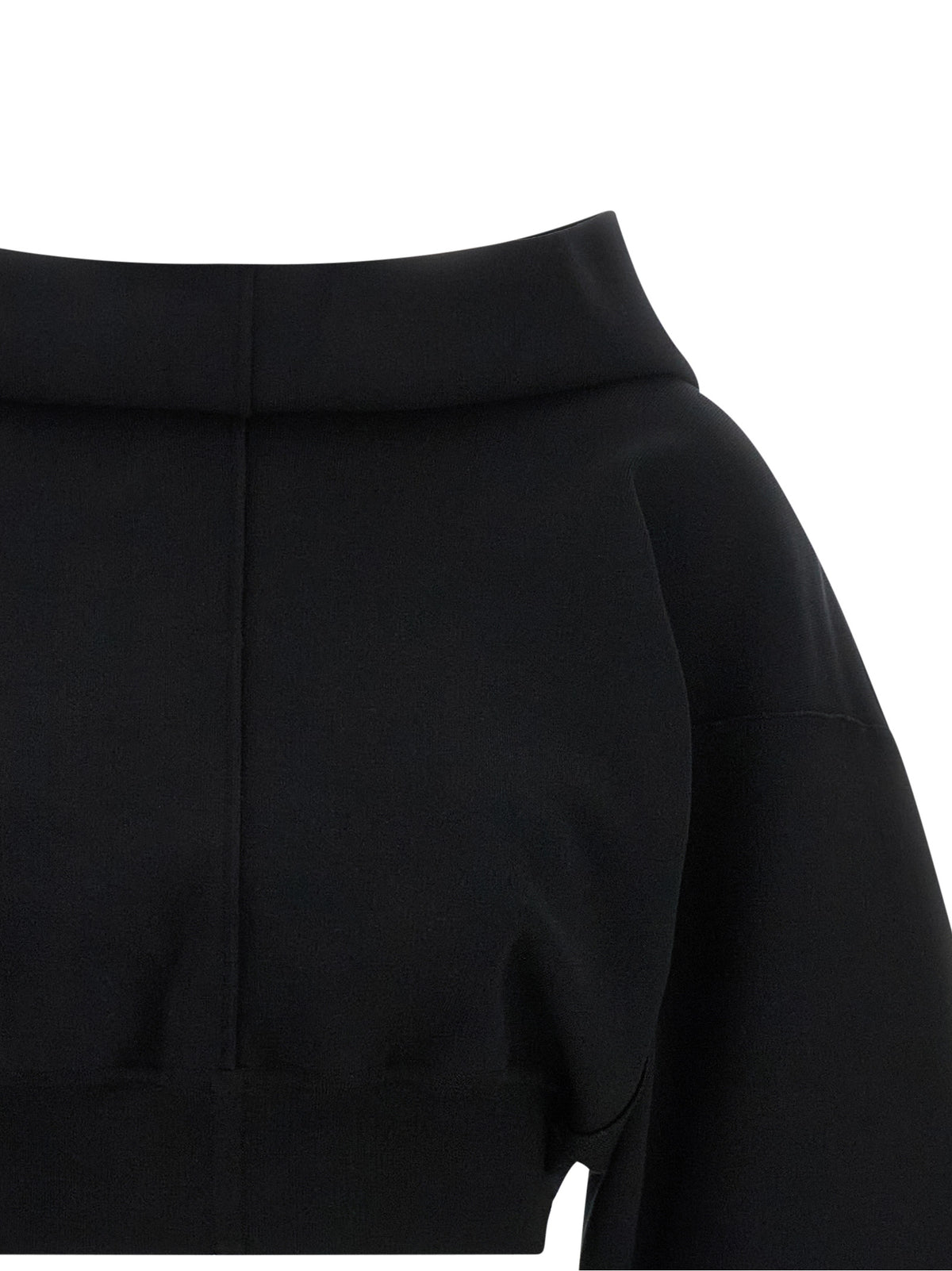 Rick Owens Black Viscose Sweatshirt