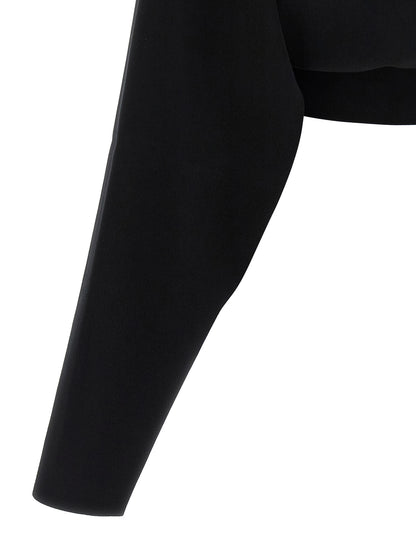 Rick Owens Black Viscose Sweatshirt