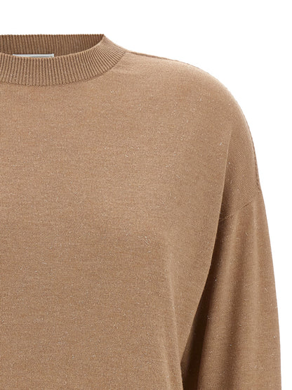 Peserico Beige Virgin Wool Cardigan