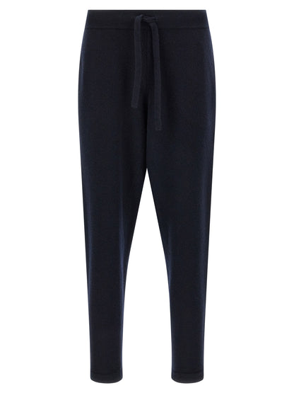 Roberto Collina Blue Merino Wool Joggers (Workout Pants)