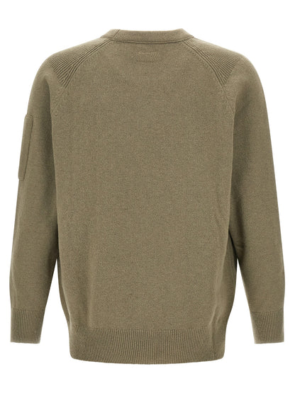 C.P. Company Bicolor Wool Cardigan